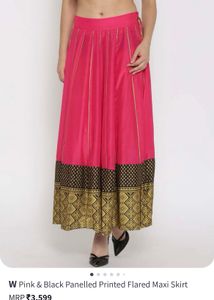 W Kurta With Skirt