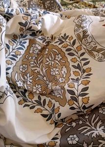 Cotton Elastic Fitted Double Bedsheet