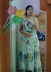Multicolored Floral Skirt/Ethnic Skirt