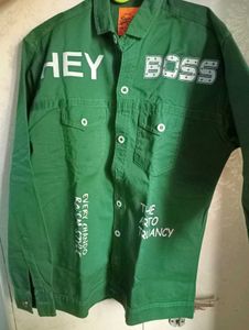 Green 'Hey Boss' Shirt