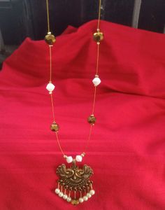 Vintage Style Peacock Pendant Necklace