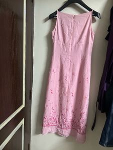 Pink Floral Slip Dress