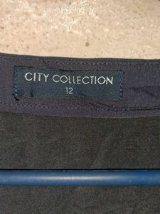 Ladies Summer Fashion Casual Top Navy Blue