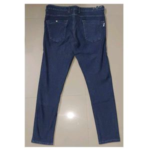men&#39;s Dark Blue Denim Jeans