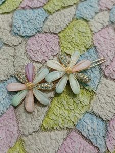 Korean Hair Clips Flower Style Multi Colour