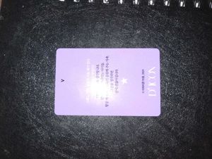 BTS V Official Photocard