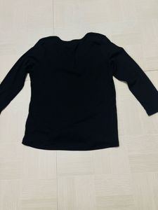 Black Long Sleeve Top