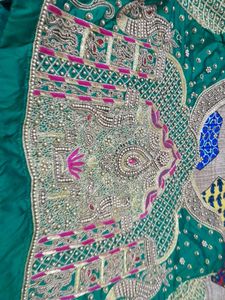 Aari Blouse with Embellished Sleeves