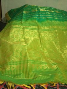 Green Silk Saree 💚