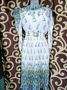Beautiful Multicolored Flowers Chiffon top