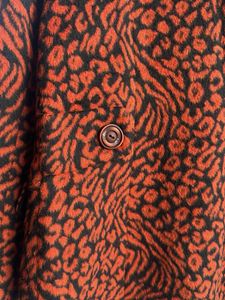 Vintage Animal Print Coat