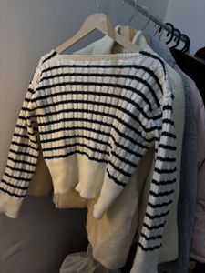 Striped Knit Cardigan
