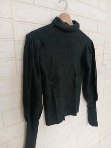 Korean black sweater