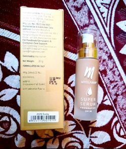 NEW MY GLAMM SUPER SERUM FOUNDATION SPF 30 , M
