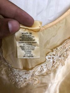 Secret Treasures Yellow Tank Top