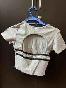 Gray Basic T-Shirt