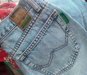 Light Wash Denim Jeans