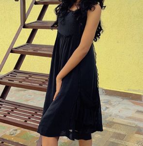black one peace dress