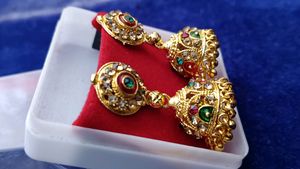 Golden Dimand Earrings.