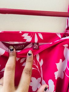 Floral Rose Pink Gown