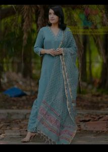 Pure Khadi Cotton 3 Piece Set