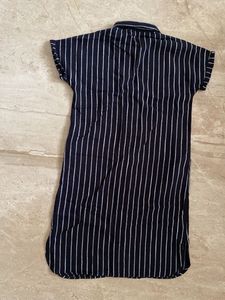 Striped Shirt Dress