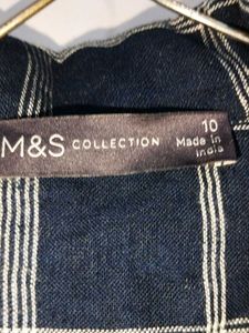 Checked Button-Up Korean Top