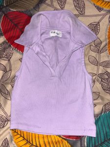 FYK Purple Sleeveless Top