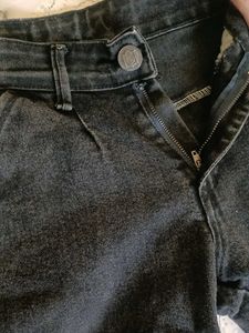 Dark Gray Denim Jeans