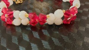 Red &amp; White Bracelet