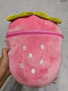 Strawberry Plush Bag