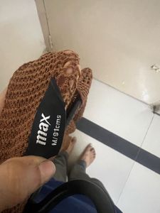 Brown Knit Top