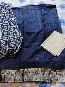 New Kurti Pant Dupatta Unstitched Material