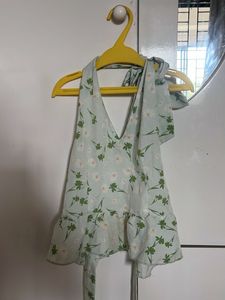 Floral Halter Top