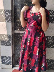 Floral Print Midi Dress