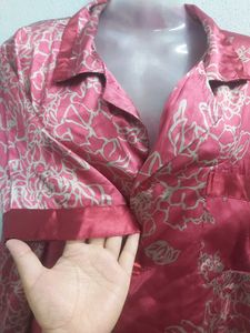 Maroon Night Suit