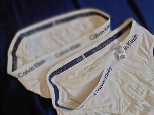 Calvin Klein classic White Brief, size M.
