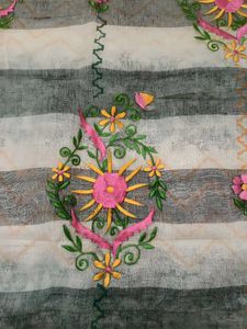 Handcrafted Embroidered Saree