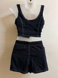 FOREVER 21 Branded Black Corset🖤