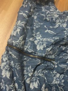 Floral Denim Dress