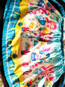 Mermaid Print Girls Dress