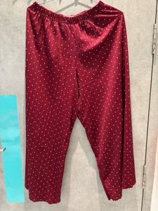 Maroon Polka Dot Lounge Pants🩷