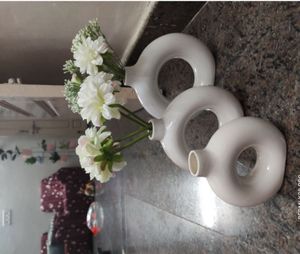 Ceramic flower vase set of 3 pis