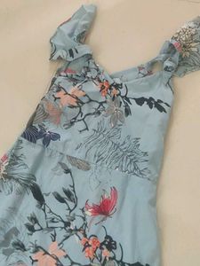 Casual Pastel Blue Dress