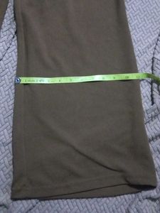 Olive Green Wide Leg Trousers