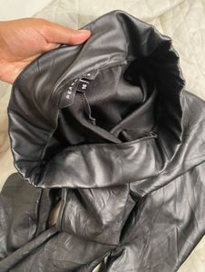 Glossy Leather Pants