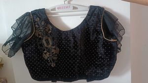 Black Embellished Blouse