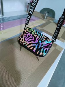 new Colorful Animal Print girls sling bag