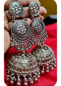 ✨Beautiful Oxidised Jhumkas ✨
