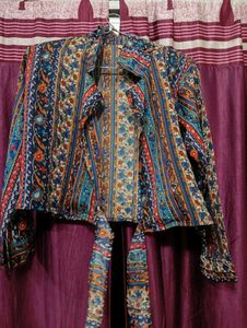 Stylish Printed Wrap Top
